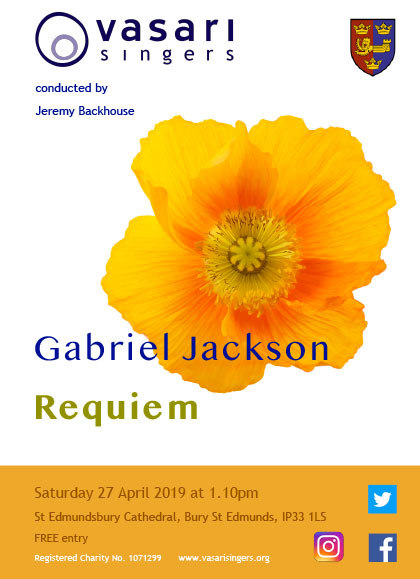 Free Recital – Gabriel Jackson: Requiem