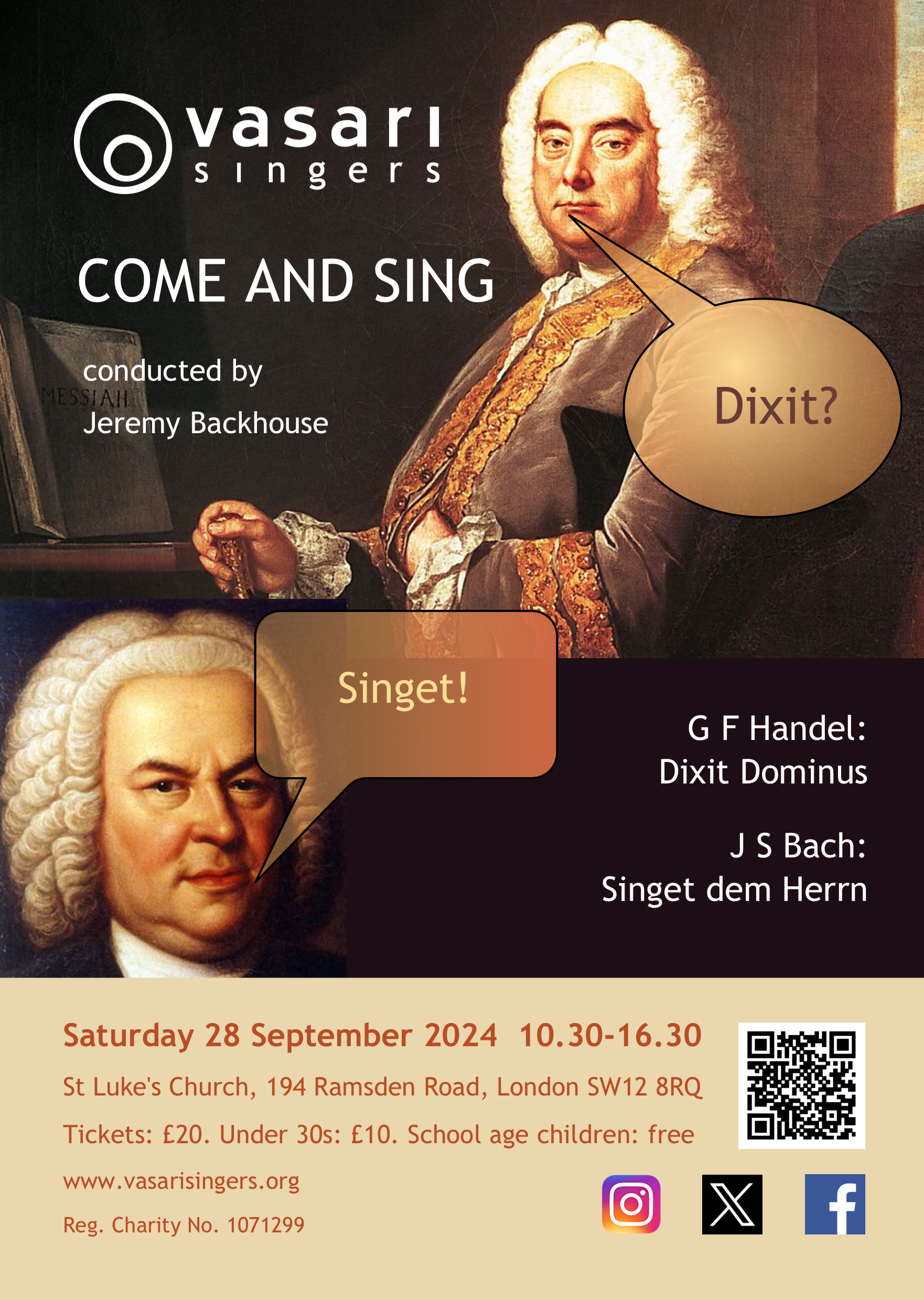 Come and Sing Bach and Handel