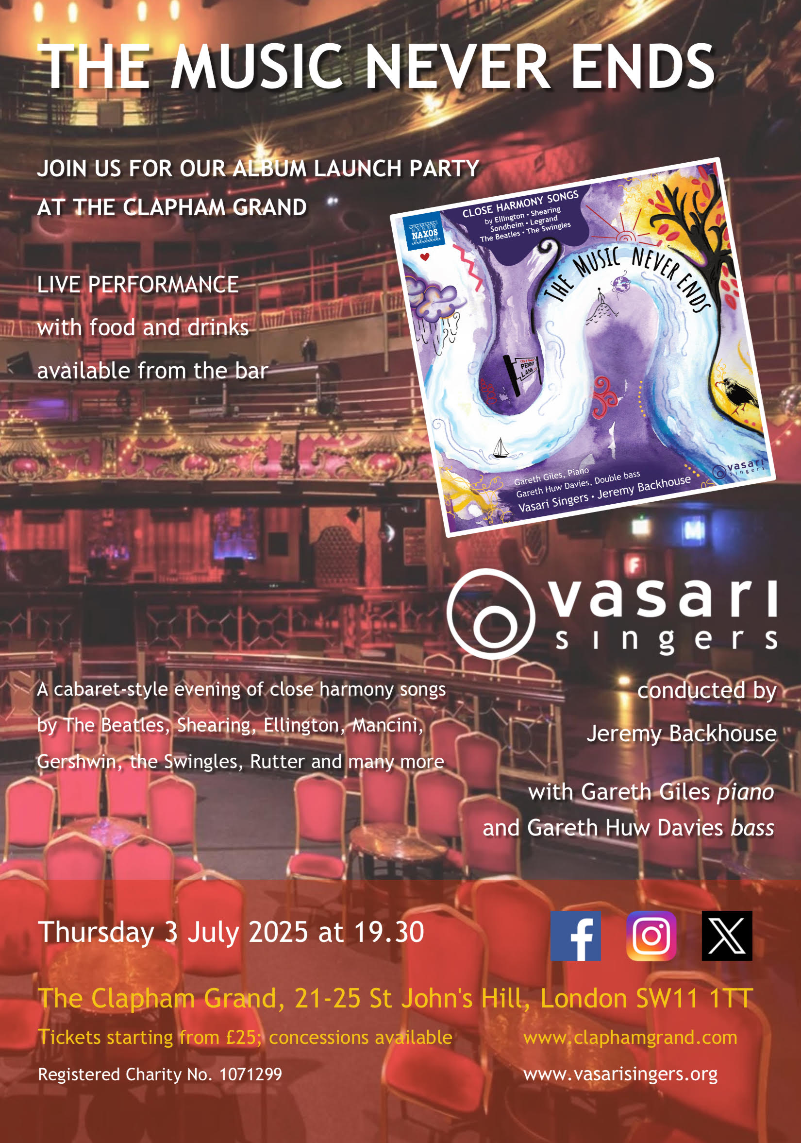 The Music Never Ends – Album Launch