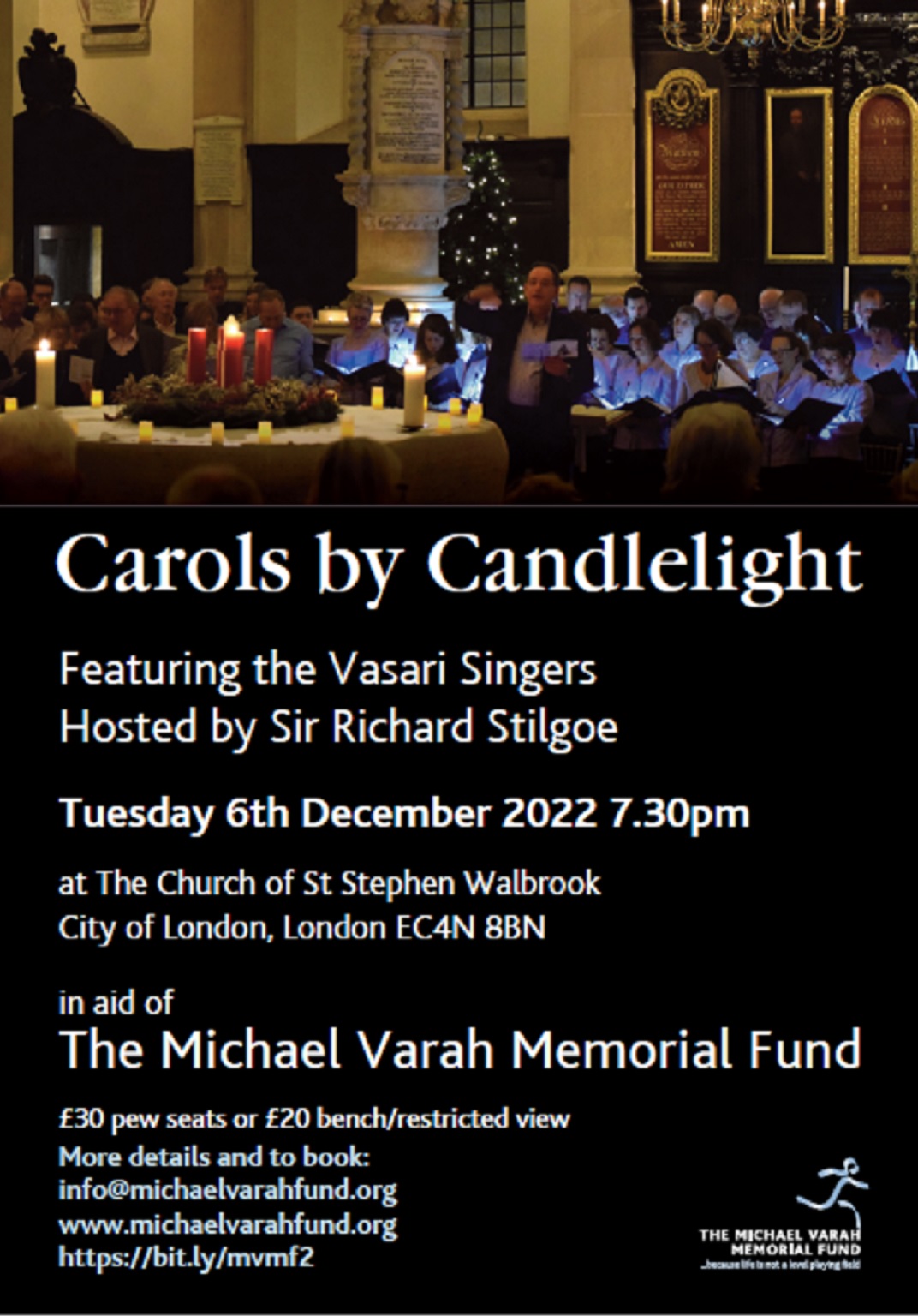 Carols by Candlelight – in aid of the Michael Varah Memorial Fund